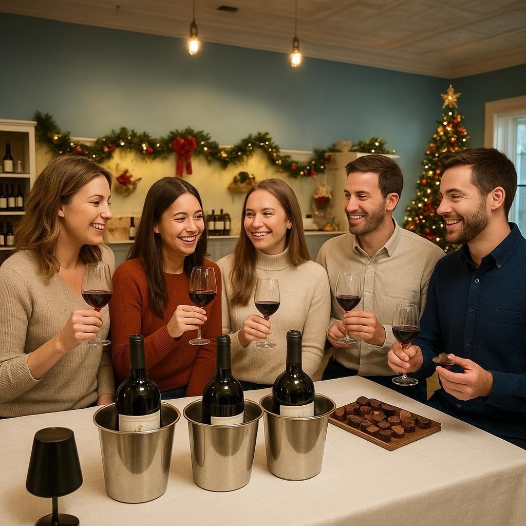 Guests enjoying a wine tasting at YOUnique Experiences